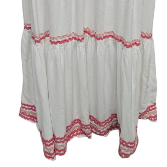 Splendid Womens Size Small Riviera‎ Rick Rack Trim Elastic Blouson Maxi Dress - Picture 8 of 10